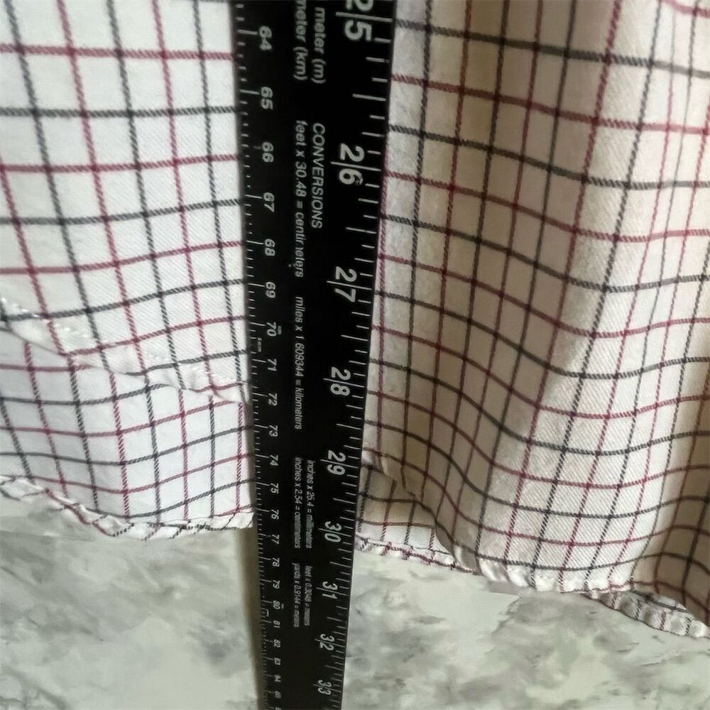 Tommy Hilfiger Men's Check Button-Up Shirt Multicolor Size M - Picture 6 of 7